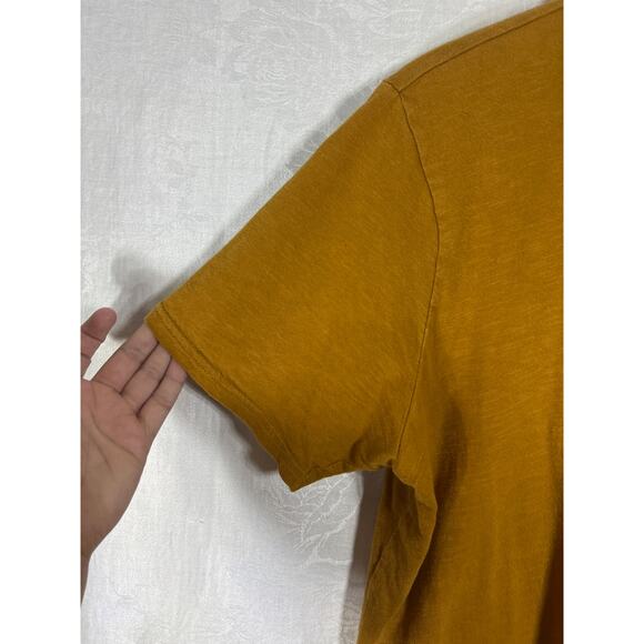 Pact Polo Shirt Large Gold Tan Organic Cotton Golf Classic Prep Sustainable - Picture 3 of 8